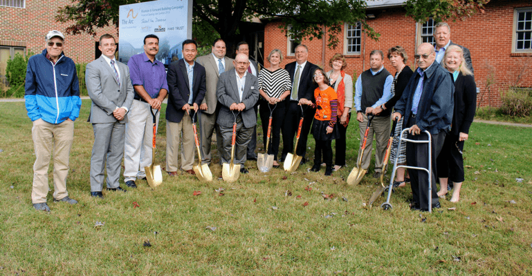 New headquarters groundbreaking