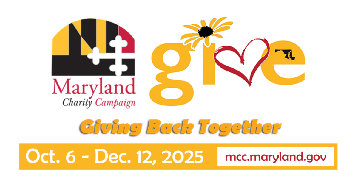 This year's Maryland Charity Campaign Workplace Giving campaign will take place October 6 – December 12, 2025