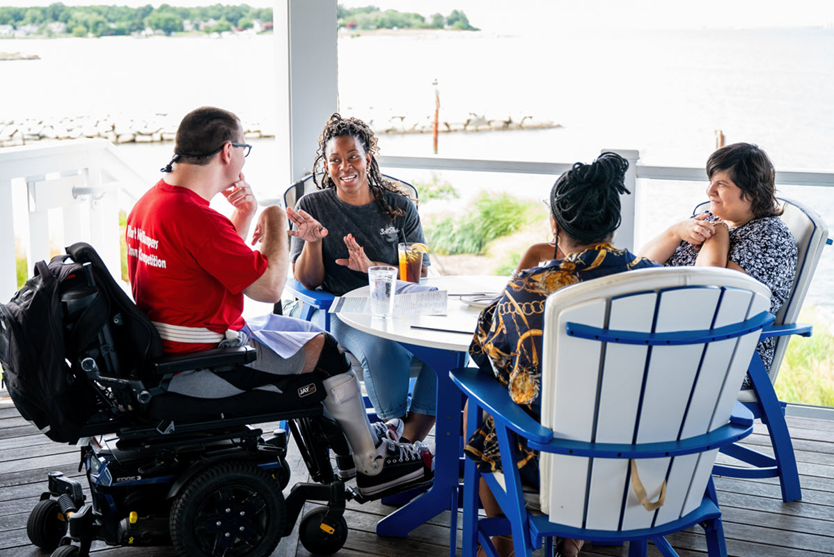 By 2010, many people with disabilities who once lived in institutions were now active members of their communities.