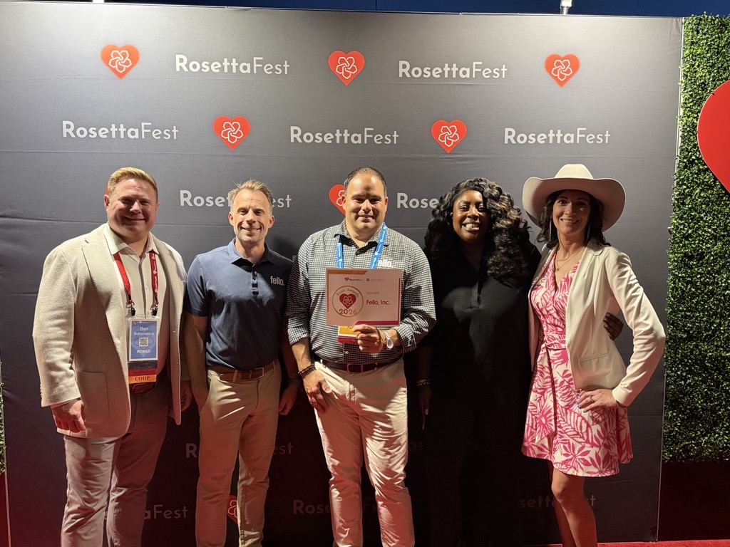 We're honored to share that Fello has earned a Rosie Award from Health Rosetta for the third year in a row! This year, Fello was one of only 88 organizations nationwide and one of just four nonprofits recognized for providing outstanding, affordable healthcare benefits.